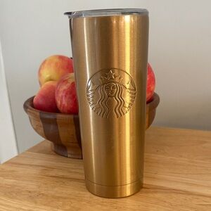 Starbucks Metallic Gold Tumbler